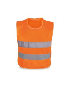 MIKE. 100% polyester reflective kids’ vests