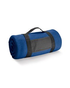 THORPE. Fleece blanket with removable handle (180 g/m²)