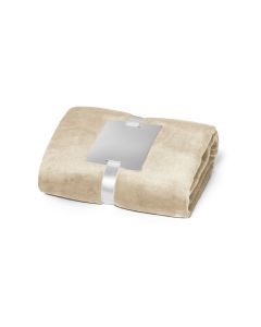 DYLEAF. (240 g/m²) fleece blanket with ribbon wrap and personalisation card