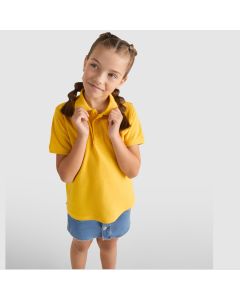 Star short sleeve kids polo