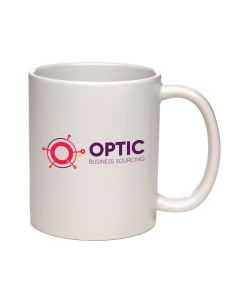 Cambridge White Gloss Finish Mug