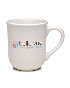 Bell White Gloss Finish Mug