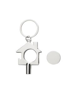 RCS recycled zinc alloy 3 in 1 keychain