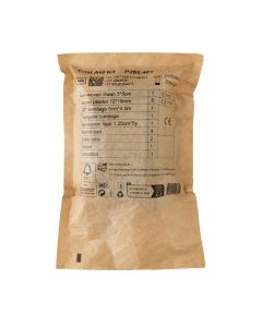 RCS recycled nubuck PU pouch first aid set mailable