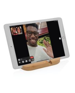 Bamboo Phone and Tablet Holder Stand 