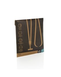 Nivo RCS recycled PET Crossbody lanyard