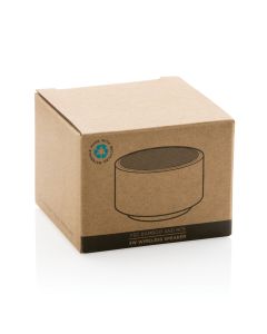 RCS recycled plastic and bamboo 3W wireless speaker