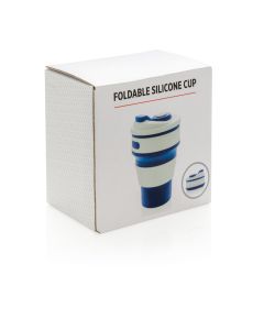 Foldable silicone cup