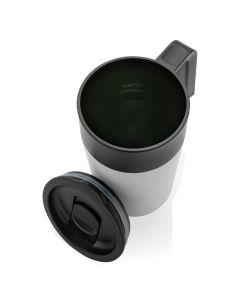 GRS Recycled PP and SS mug with handle