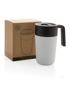 GRS Recycled PP and SS mug with handle
