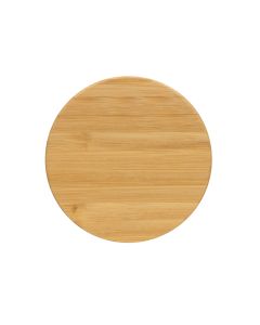 GRS certified recycled PP mug with bamboo lid