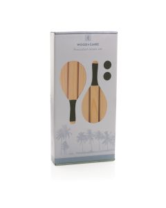 Wooden Frescobol Tennis Set