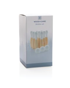 Wooden Skittles Outdoor Games Set