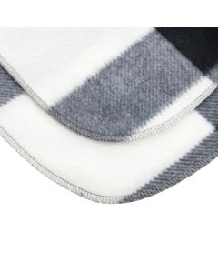 Soft plaid fleece blanket