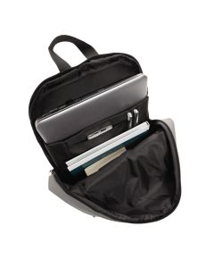 Smooth PU 15.6"laptop backpack