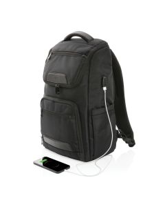 Swiss Peak AWARE™ RPET Voyager 15.6" Laptop Backpack
