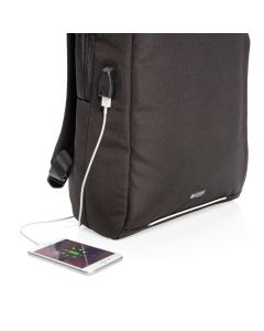 Swiss Peak AWARE™ RFID and USB A laptop backpack