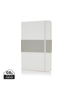 Deluxe A5 Notebook Hardcover Cream Lined Pages