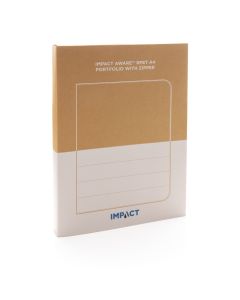 Impact AWARE™ RPET A4 portfolio with zipper