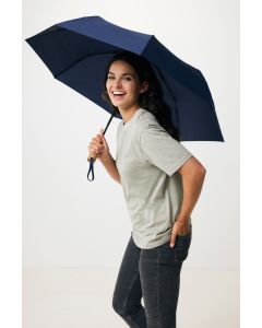 Kaycey 21" AWARE™ RPET Acacia wood mini auto open umbrella
