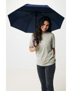 Yara 21" AWARE™ RPET solid colour umbrella with carabiner