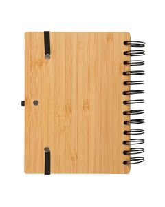 B6 Spiral Bamboo Notebook