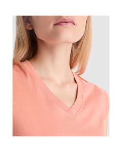 Victoria 155 g/m² short sleeve women's v-neck t-shirt