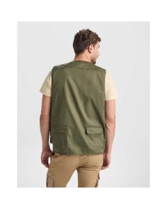 Venera 200 g/m2 v-neck multi-pocket workwear vest 