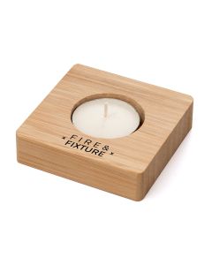 Bamboo Tealight Holder (Includes Tealight)