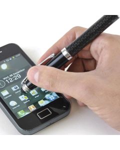Carbon Fibre Soft Stylus Ball Pen