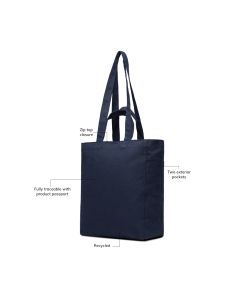 VINGA Hilo AWARE™ recycled canvas zip tote