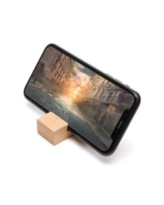 Beech Wood Phone Stand Keyring