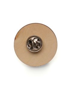 Medium Round Wooden Badge