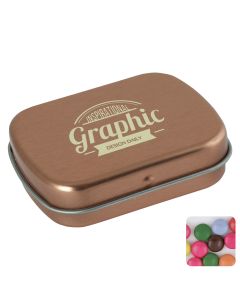 The Pentlow - Flat hinged tin with choco's