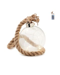 BAUBLI Glass bauble LED light