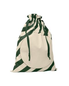 LAUKKU Large Santa cotton bag