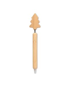 Bamboo Christmas Tree Ball Pen