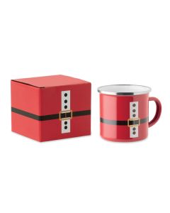 SANTAMEL Santa enamel vintage mug 300ml