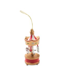 WHIRL Wooden carousel ornament