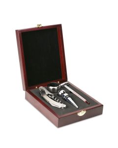 PREMIUM Wine Accessory Set In Wooden Gift Box