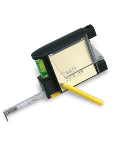 COLINDALES Measuring Tape With Sprit Level Memo Pad And Pen