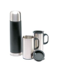 ISOSET Vacuum Flask With Two Metal Mugs