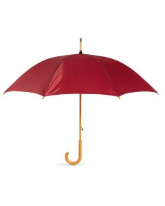 CUMULI Automatic Umbrella With Wooden Handle 23 Inch