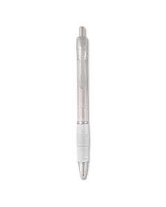 MANORS Ball pen with rubber grip Transparent White
