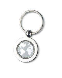 GLOBY Metal Globe Keyring
