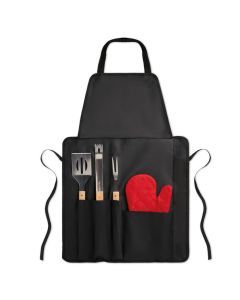 DONAU EAST Apron With BBQ Tools And Glove