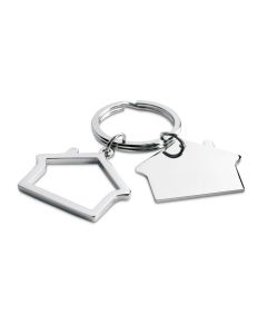 SNIPER House Shaped Metal Keyring
