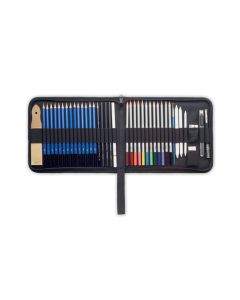 GENUINE 40 Piece Art Set In Case