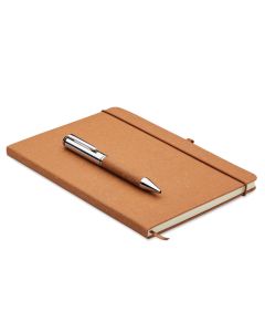 Recycled Leather A5 Notebook Set ELEGANOTE
