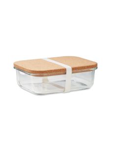 CANOA Glass lunch box with cork lid